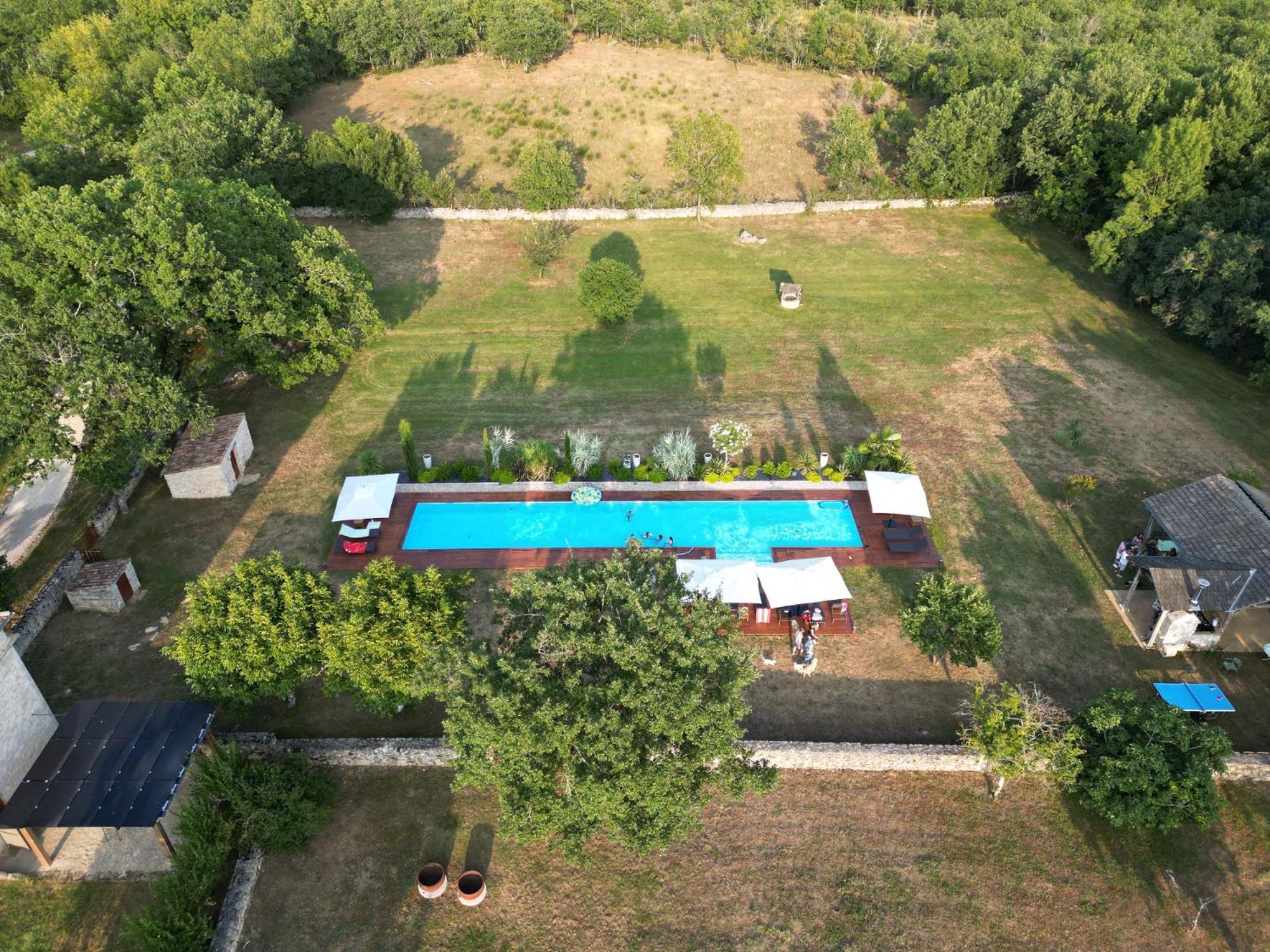Domaine De Fangal, Pgeonnier 2P, Maison 8P - Piscine 25M - Gites Climatises Septfonds エクステリア 写真